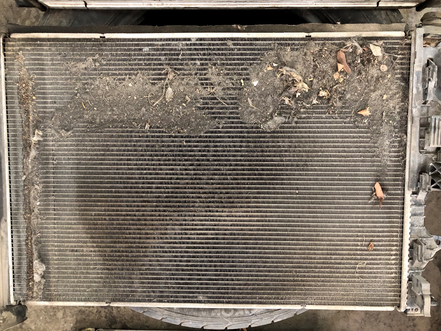 промывка радиатора охлаждения двигателя Volvo